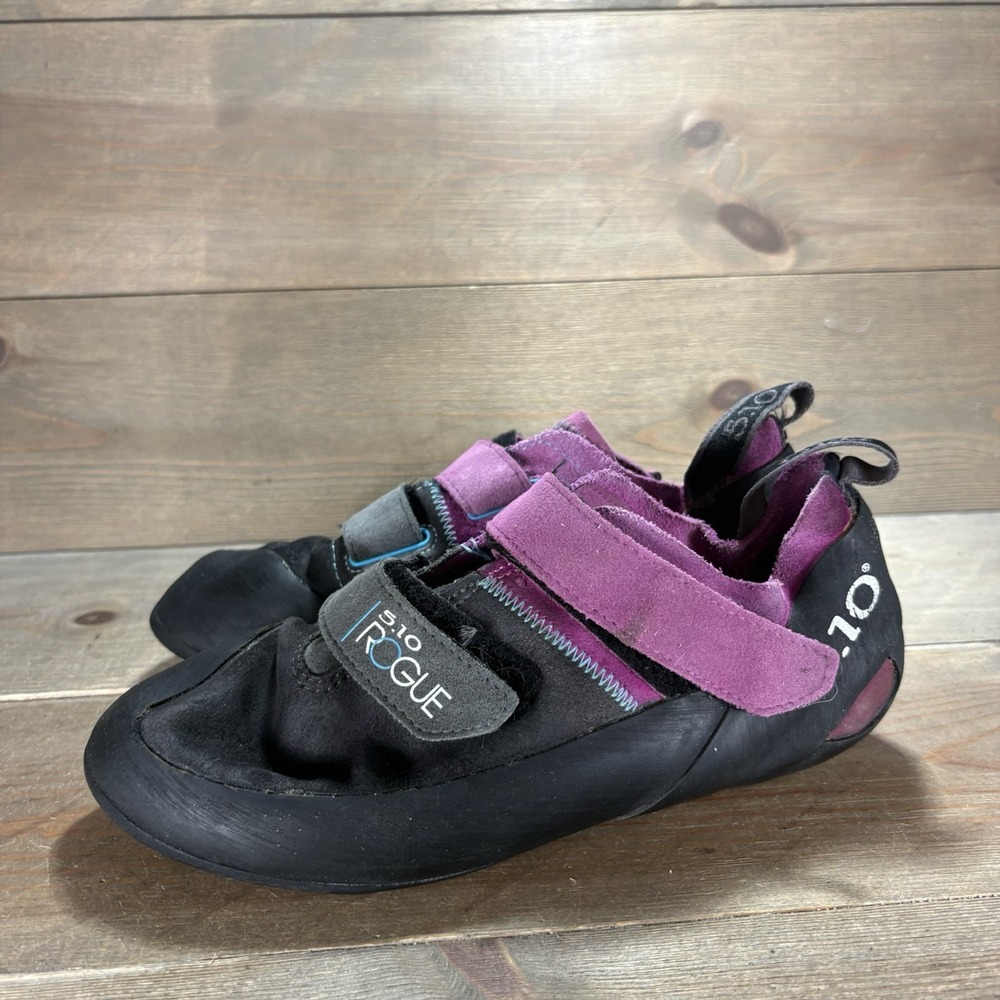 five ten rogue VCS women size 10 climbing shoes purple black athletic bouldering